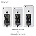 QIVV Ultra Slim Qi Wireless Charger Charging Receiver Patch Module - Universal Designed for iPhone 6 6s iPhone 5/5s/5c - Wireless Receiver Card | Ultra Slim 0.5 mm | Low Heat Emission | High Efficiency | New Improved Qi Wireless Receiver Module Chip - Working Best with All Qi Wireless Charging Pad