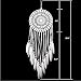 Crochet White Dream Catchers for Bedroom Wall Decor, Malicosmile Handmade Dreamcatcher for Dreams Teenage Girl Room Decorations