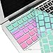 TOP CASE Faded Ombre Series Hot Blue & Purple Silicone Keyboard Cover Skin Compatible with MacBook Air 11