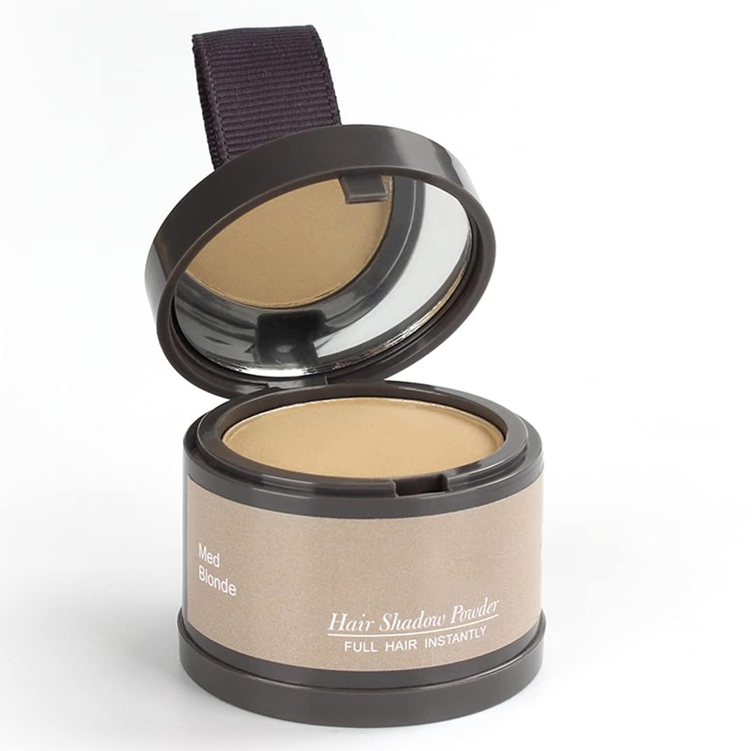 Gowwim Root Touch up Powder, Instantly Gray Hair Cover up Hairline Powder for Women & Men Waterproof and Sweatproof Root Cover Up Long-Lasting for Thinning & Loss Hair