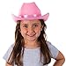 Funny Party Hats Cowboy Hat - Western Hat with Paisley Bandanna - Dress Up Clothes (Pink Cowgirl Hat with Pink Paisley Bandana)