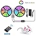 LUNSY LED Strip Lights Music Sync, Waterproof, 32.8 ft/10m RGB Dimmable Light Strip with Remote, Dream Color Rope Lights, Sound Activated, 300 LED 5050