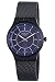 Johan Eric Men's JE3100-13-003 "Skive" Black Stainless Steel Mesh Ultra-Slim Watch