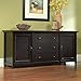 Sauder Edge Water Credenza, For TV's up to 70