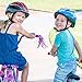 Kids Bike Helmet for Bicycle Cycling, Skateboard, Scooter – Adjustable Harness from Age 3 to 7 for Head Size 19.6-22 inch - Durable Toddler Kid Bicycle Helmets Boys and Girls Will Love(Black Blue)
