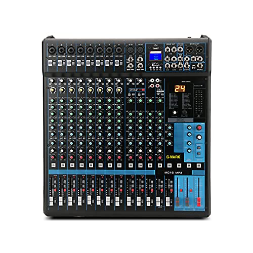 Audio Mixer Bluetooth GMARK Professional Mixer Usb Interface Sound