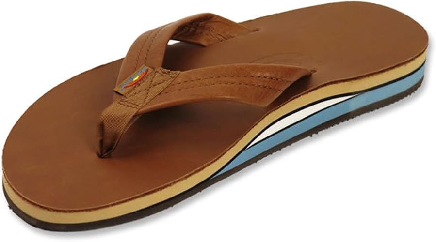 rainbow sandals mens double layer