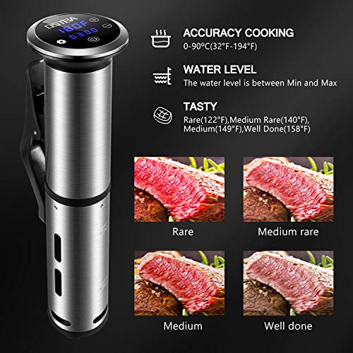 OSTBA Sous Vide Cooker Thermal Immersion Circulator with Accurate Temperature and Timer Control