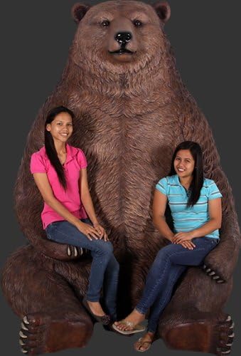 Amazon アニマルビッグフィギュアシリーズ クマ 熊 グリズリー ジャンボ 全長226ｃｍ 等身大フィギュア フィギュア ドール 通販