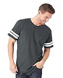 LAT Apparel Adult 100% Adult Vintage Football Jersey Tee Short Sleeve T-Shirt