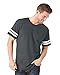 LAT Apparel Adult 100% Adult Vintage Football Jersey Tee Short Sleeve T-Shirt