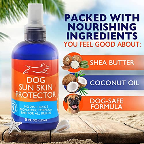 EBPP Dog Sun Skin Protector Spray Safe for All Breeds with No Zinc
