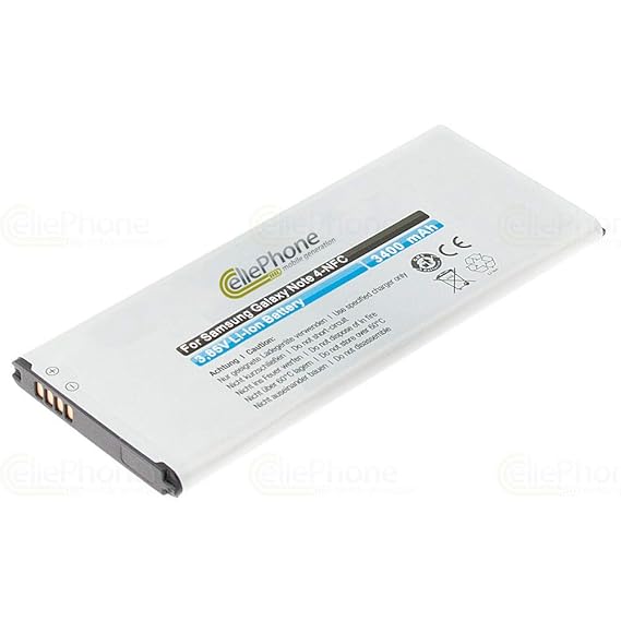 cellePhone Akku Li-Ion für Samsung Galaxy Note 4 (SM-N910F) (ersetzt EB-BN910BBE) - mit NFC