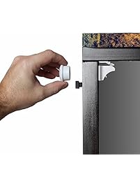 Safety Baby Magnetic Cabinet Locks - No Tools Or Screws Needed (4 Locks + 1 Key)