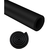 Insulation Foam Pipe Used for air Conditioning Pipe Insulation, Outdoor Water Pipes and Table Corner Protection (1, 2 3/8 inches ID)