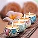 AIMASI Scented Candles Jasmine,Lotus,Lilac Blossoms & White Gardenia,Natural Soy Wax Portable Travel Tin Candle,Set Gift of 4