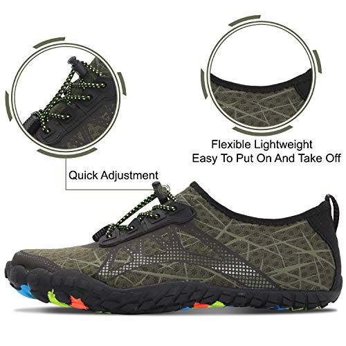 Spesoul Womens Mens Water Sports Shoes Outdoor Quick Dry Barefoot Athletic Aqua Shoe for Beach Swim Pool Surf Diving Yoga