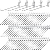 100 Pieces Heavy Duty Slatwall Panel Hooks Hanging