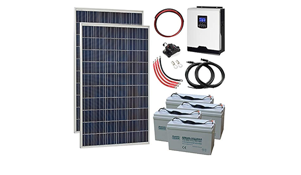 Sistema completo de energía solar fuera de la red de 550 W 24 ...