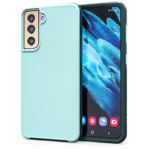 Crave Slim Guard for Galaxy S21 Case, Shockproof Case for Samsung Galaxy S21, S21 5G (6.2 inch) - Aqua