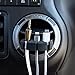Griffin Hanger Cable Organizer for Cars. Mounts to Air Vent - Vent-mounted cable keeper