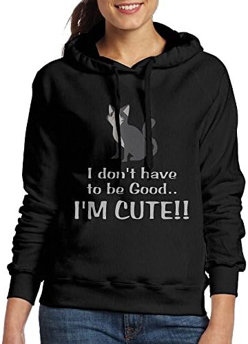 SEVENJIA Women Hoodies Long Sleeve Sweatshirts Hoodies For Women I Don't Have To Be Good I'm Cute Drawstring Sweatshirts