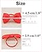 Belle Beau Baby Girls Bow Elastic Ties,Ponytail Hair Bands, Hair Elastics, Value Set (H)