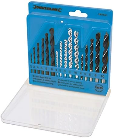 Silverline 282563 Combi Drill Bit Set, 4-10 mm 16 -Pieces