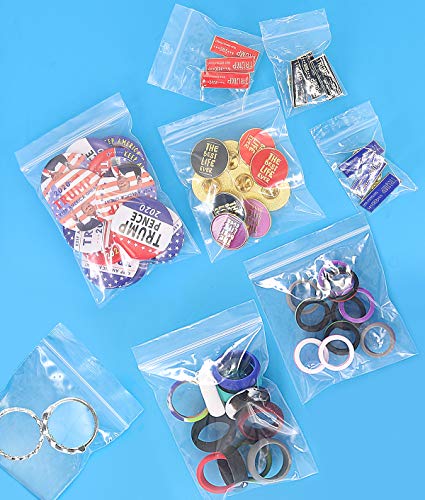 1 Resealable+Zipper+Assorted+Durable+Baggies