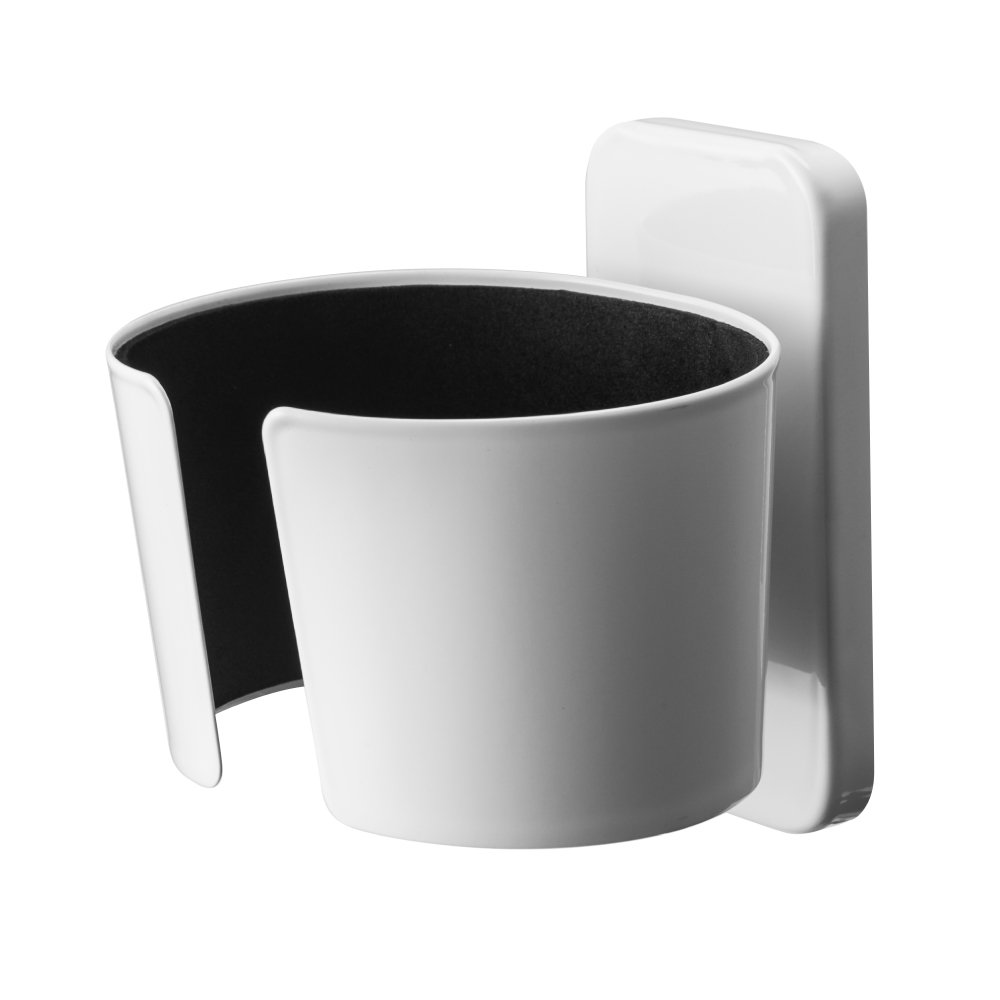 山崎実業(Yamazaki) ウォール ドライヤーホルダー ホワイト 約W10×D10×H10cm ボーテス 吸盤 ドライヤー収納 コードもすっきり収納 7584商品画像