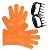 ZS® BBQ Kit Set,Silicone Heat Resistant Grilling Gloves And Bear Claw for free/BBQ Meat Handler Forks