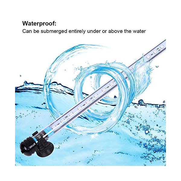 MLJ LED Aquarium Lighting Luce di Pesce Drago Illuminazione per Acquario Impermeabile (Deutschland Lagerhaus) (92cm, RGB… MLJ MLJ LED Aquarium Lighting Luce di Pesce Drago Illuminazione per Acquario Impermeabile (Deutschland Lagerhaus) (92cm, RGB…