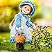 THE QUEEN'S TREASURES Officially Licensed Little House on The Prairie Mary Ingalls 18 Inch Doll, Comes with A Lunch Pail ,Food and Chalk Board. Compatible with American Girl