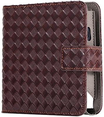 KAIDON PU Leather Case Electronic Cigarette Case Kit Cover for IQOS 2.4 Plus (Dark Brown)