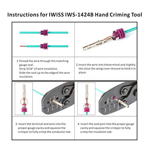 2 IWISS+Crimping+Terminals+Metri+Pack+Connectors