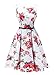 Angerella Vintage 50s Party Cocktail Dresses Sleeveless Retro Dress with Belt