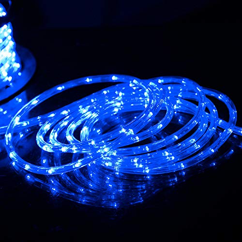 HuiZhen 100 Feet 720 LED Rope Light,2-Wire Waterproof Low Voltage Christmas Rope Lights Outdoor,Indoor Led String Lights Idear for Trees,Bridges,Eaves,Background,Pool,Wedding Use - Thumbnail 3