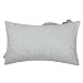 KINGROSE Handmade 3D Flowers Decorative Throw Pillow Cover Solid Wool Cushion Case for Home Bed Living Room 12 x 20 Inches Gray