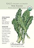 Italian Nero Toscana Kale Seeds - .50 grams - Organic - Botanical Interests