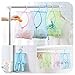 TuuTyss,Multipurpose Clothespin Bag with Hanger,Hanging Storage Mesh Bag for Home Over the Door Pack of 3