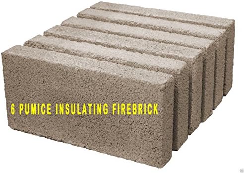 NEW PACIFIC ENERGY PUMICE WOOD STOVE FIREBRICK [PP1901] WHOLE &amp; UNCUT 5096.99 6 PACK