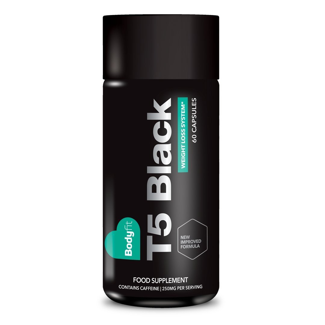Bodyfit T5 Fat Burner: Diet Pills that Work Fast for Women and Men - Healthy Weight Management - 60 Capsules