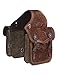 Tough 1 Saddle Bag Adjustable Buckle Leather Medium Oil 61-9915thumb 1