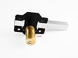 Concise Home 70mm Double Long Throw Gate Lock 5 Keys Garden Locking Both Sides view 6