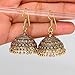 Jaipur Mart Indian Bollywood Oxidised Plated Jhumka Earrings Gold Jewellery Gift