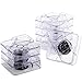 Bed Risers | Adjustable Table Risers or Furniture Risers| 8 pack| Clear| Uping
