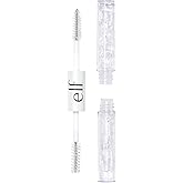 e.l.f. Clear Brow &amp; Lash Mascara, Dual-Sided Brushable Clear Gel For Groomed Brows &amp; Eyelashes, Long-Wear Conditioning Formula, Vegan &amp; Cruelty-Free