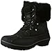 crocs Women's AllCast II Luxe Snow Boot, Black Shimmer, 7 M US