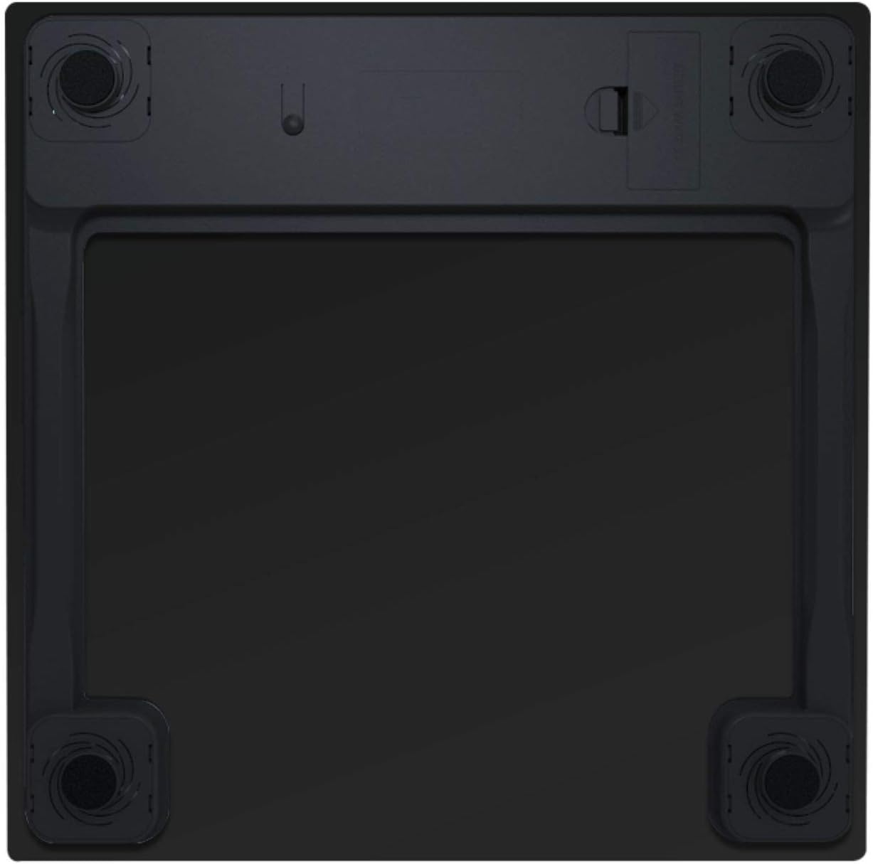 HomeFashion HFitness 28x28cm 180KG Digital Bathroom Scale Weighing Scales For Body Weight Backlit Display Weight Management Black - Image 4