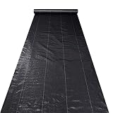 Yescom 4ft x 250ft Landscape Fabric 2.95oz Weed Barrier Woven PP with UV Treated Block Mat Ground Cover Outdoor Garden
